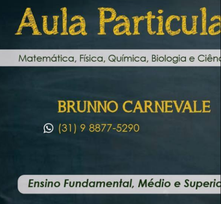 Aulas Particulares -  Sete Lagoas