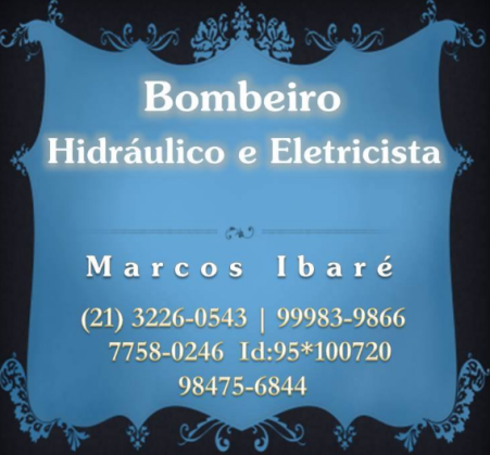 Bombeiro Hidráulico e Eletricista - RJ