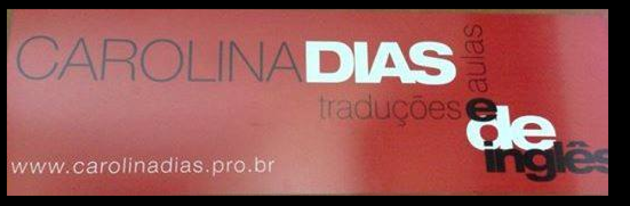 Carolina Dias Traduções e Aulas de Inglês