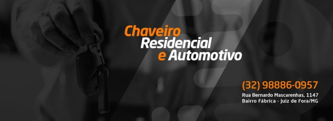 Chaveiro automotivo e residencial