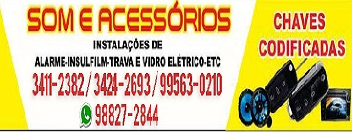 Chaveiro/ Som e Acessórios