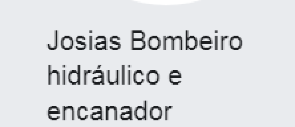 Josias Bombeiro hidráulico e encanador
