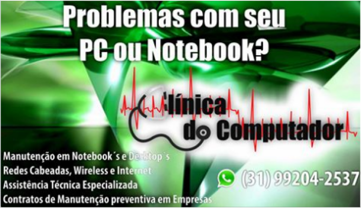 Manutenção em Notebook´s e Desktop´s