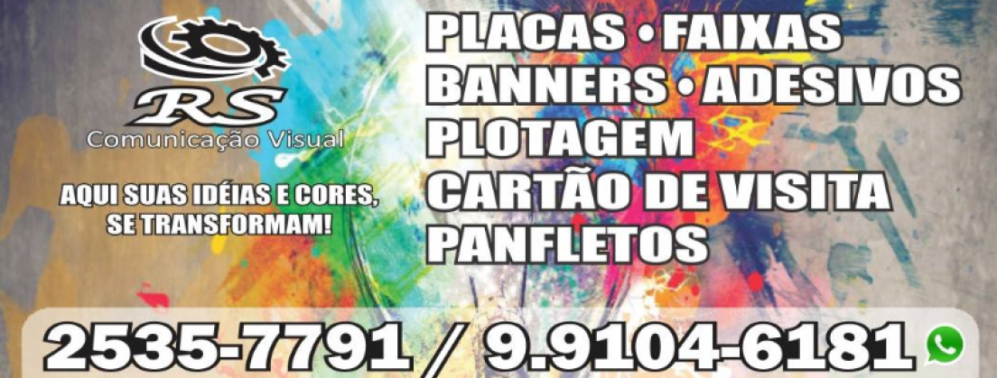 Placas, Faixas,Banner, Impressão Digital
